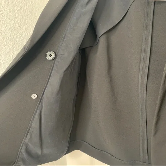 Reformation Jenner Black Double-Breasted Boyfriend Blazer - Picture 5 of 8